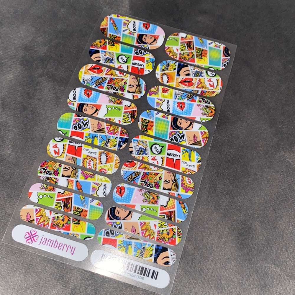 Jamberry Nail Wraps — POPSTAR Full Sheet $5
